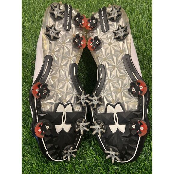 Under Armour Tour Tips Mens Size 11 white Spikeless Golf Shoe 1288575-102 - Picture 5 of 15